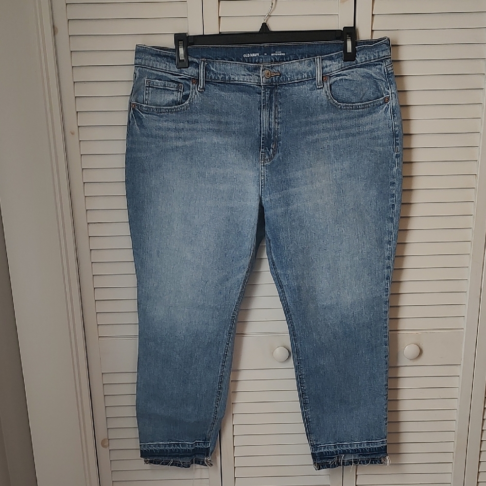 Old Navy Light Blue Ankle Jeans